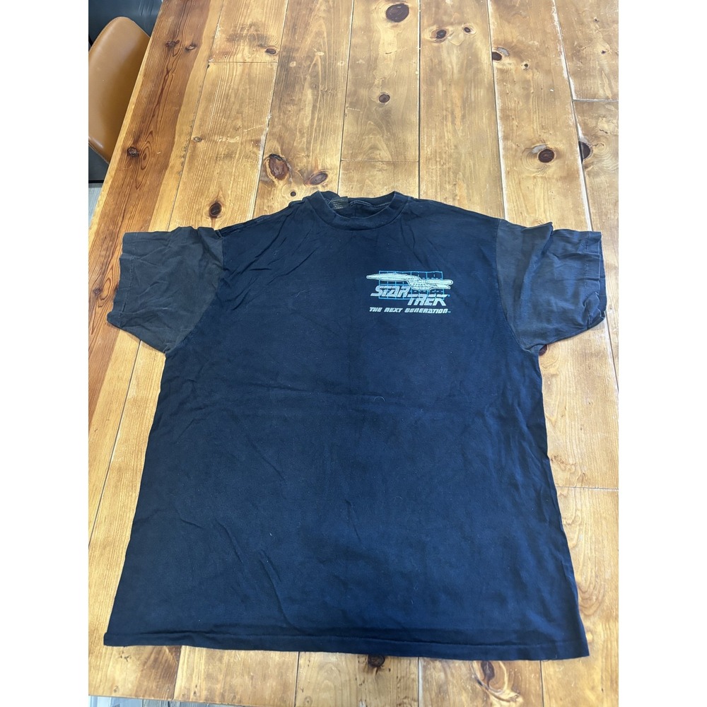 Vintage 1993 Star Trek The Next Generation USS Enterprise NCC-1701-D T-Shirt XL